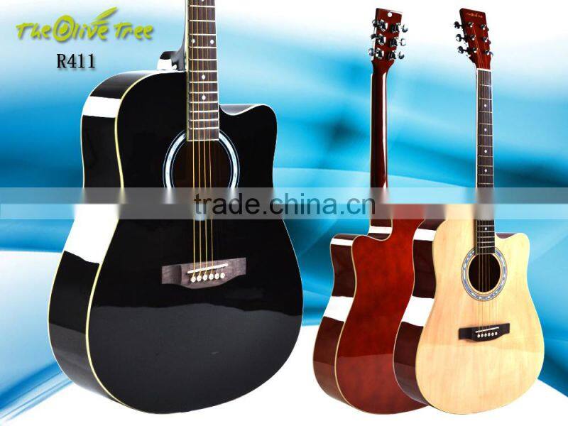 41 " basswood entry level colorful acoustic guitar global acoustic guitar