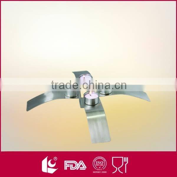Tabletop stainless steel tea light candle holders wholesale for 6 candles
