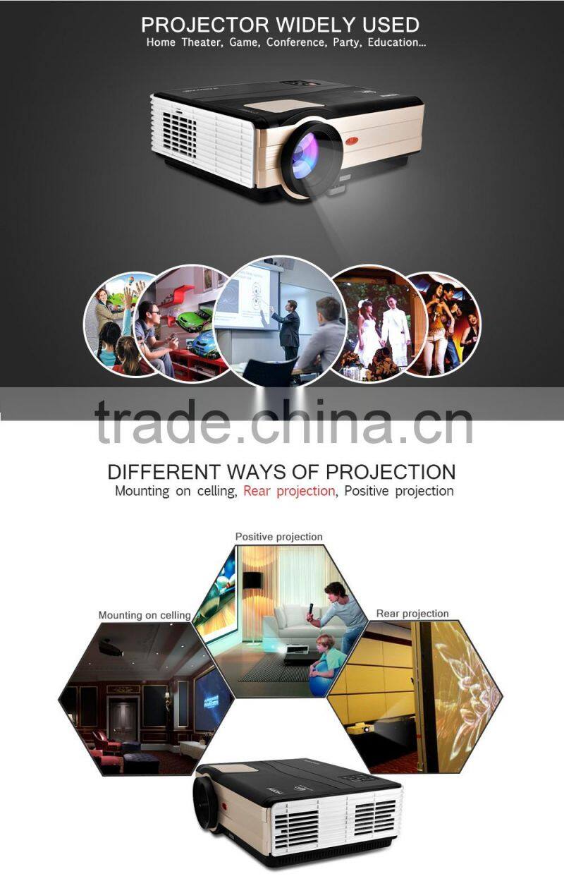 Multimedia Projector 4000 Lumen Home Cinema Projector