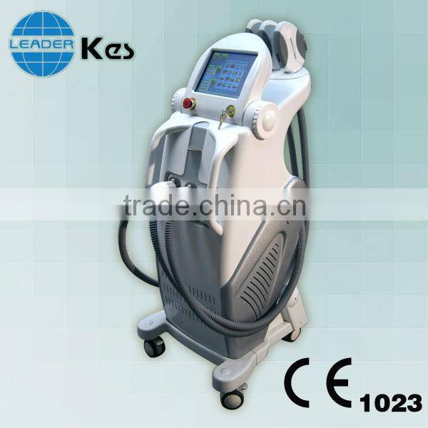 SHR hair removal machine 3 handpiece hair removal e light ipl rf beauty equipment