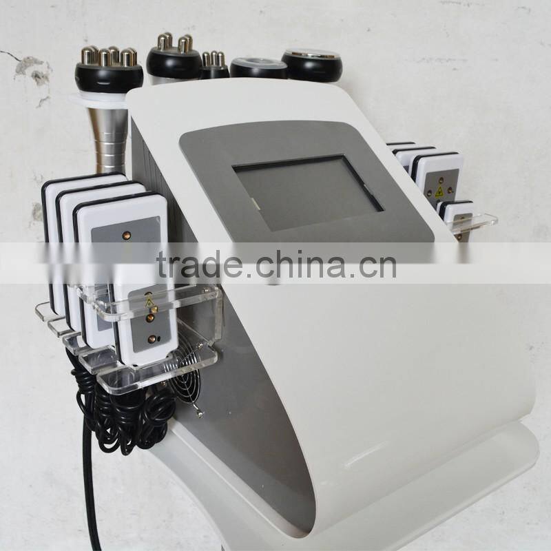 2016 high quality multifunction cavitation rf lipo laser weight lose system