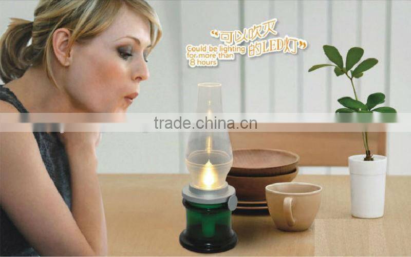 Novelty & New LED Mood Light Air Blowing On/Off Sensorhotel &bar light