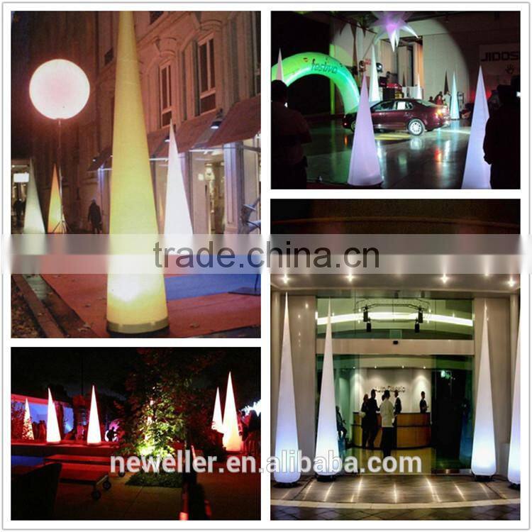 Excellent quality outdoor event led inflatable cone With customized packing