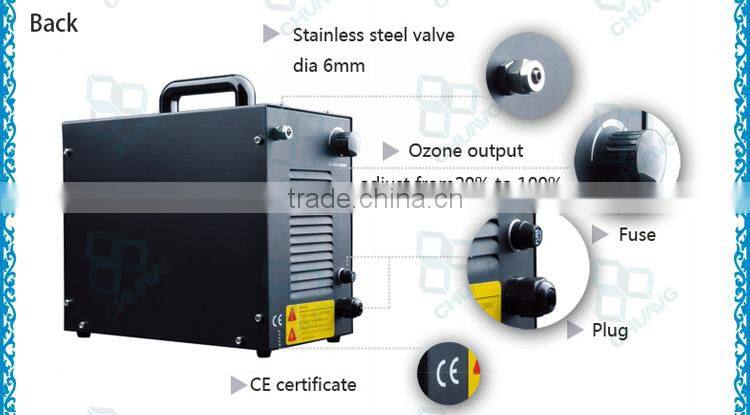 High efficiency 3G portable ozone air purifier for car/summer houses