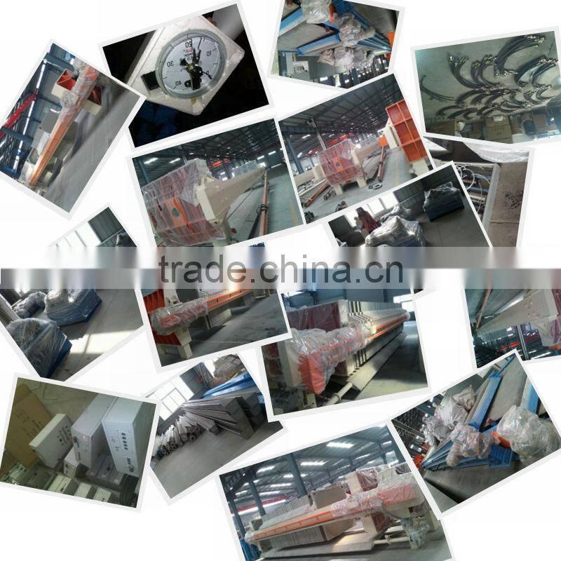 Semi-automatic membrane filter press machine equipment