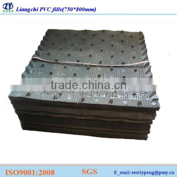 750*800mm Liangchi PVC fills for Crossflow cooling tower