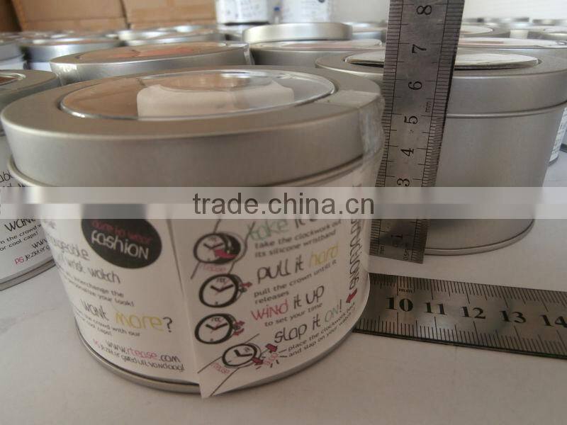 9*6cm Tin Watch Case