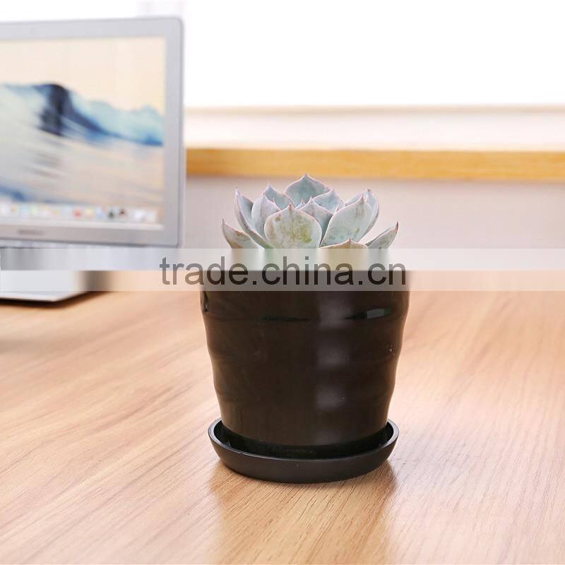 Crown Lace garden plastic flower pot
