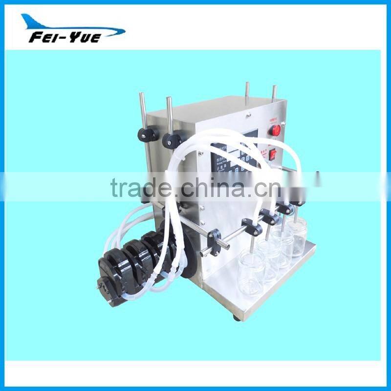 Semi-automatic Electric 4 nozzles Peristaltic organic Liquid Oil filler