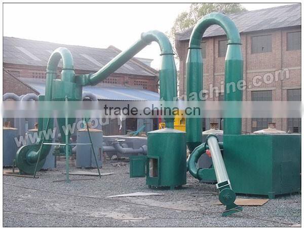 High efficiency rotary sawdust dryer for rice hulls, sawdust