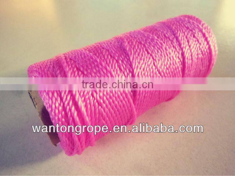 New Premier 225 feet #18 Pink Monofilament Twisted 3-Strands Polypropylene Mason's String Line