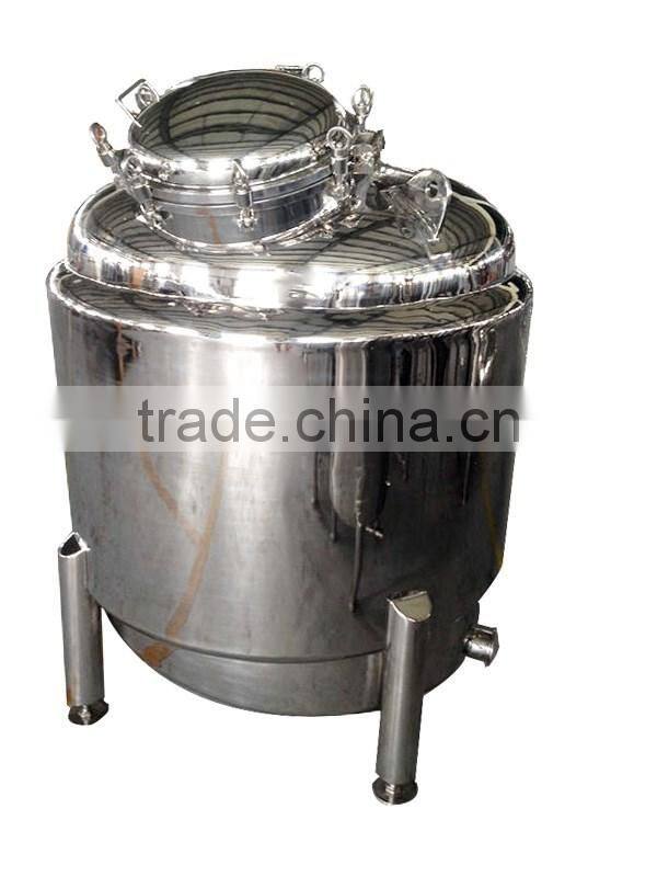 100L Stainless steel single wall blending machine, syrup/ liquid stirring tank, durable mixing reactor