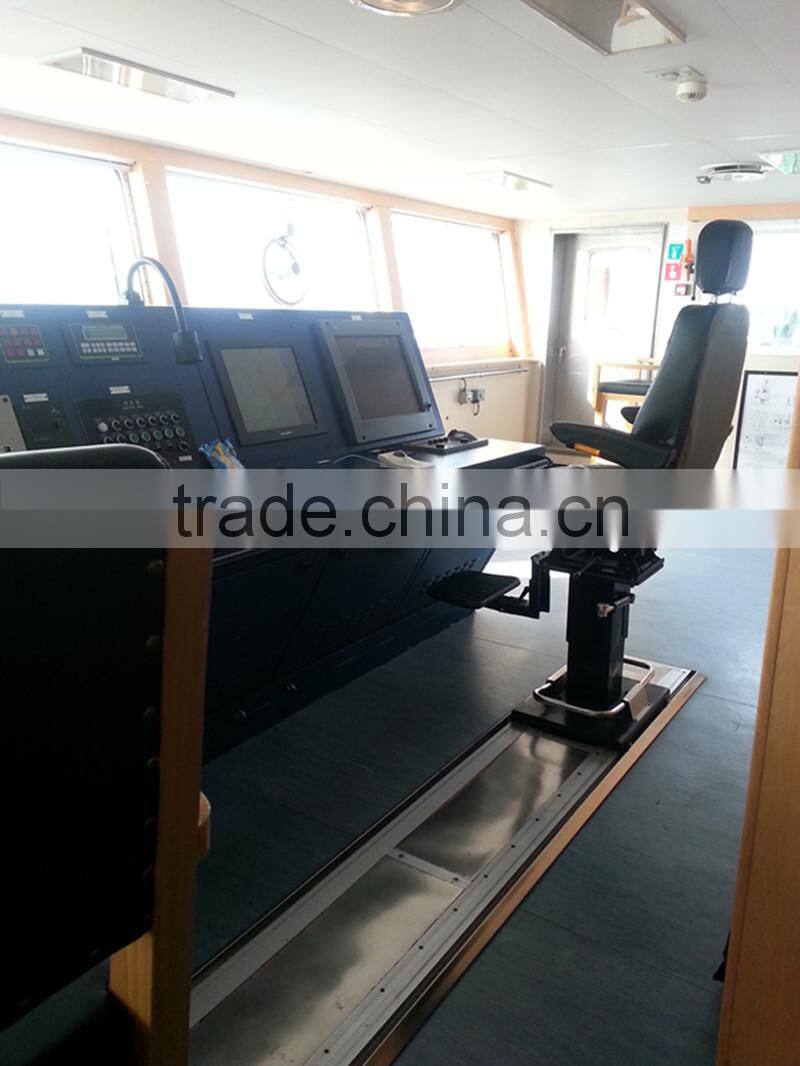 The steel column type rail driving seat,Marine Helmsman Chair