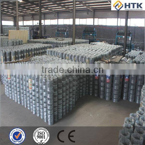 Deer fence netting machine