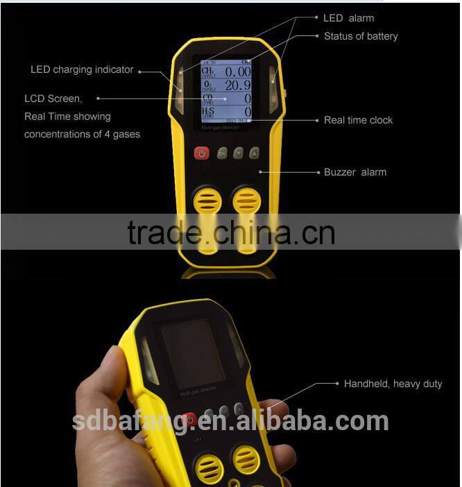 portable multi gas detector analyzer for sale