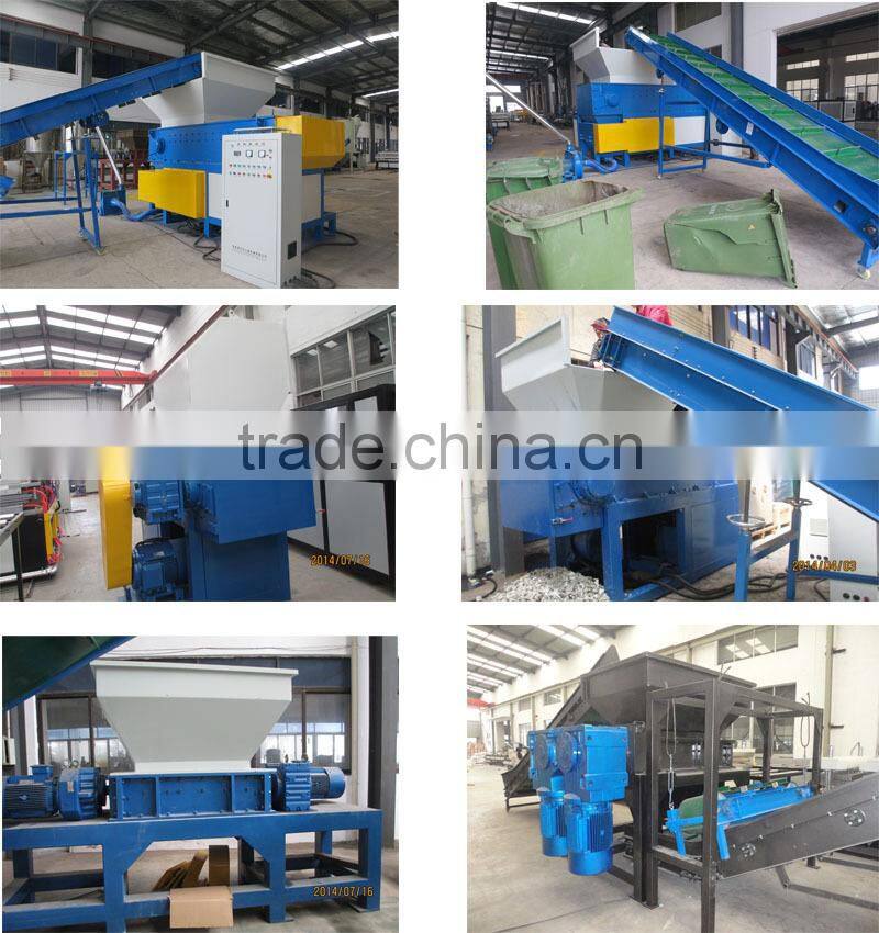 Two-in-one trash can Single shaft Shredder