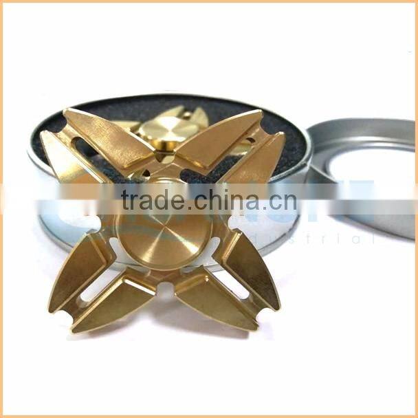 Finger Gyro Hand Fidget Spinner Gyro Copper four finger gyro