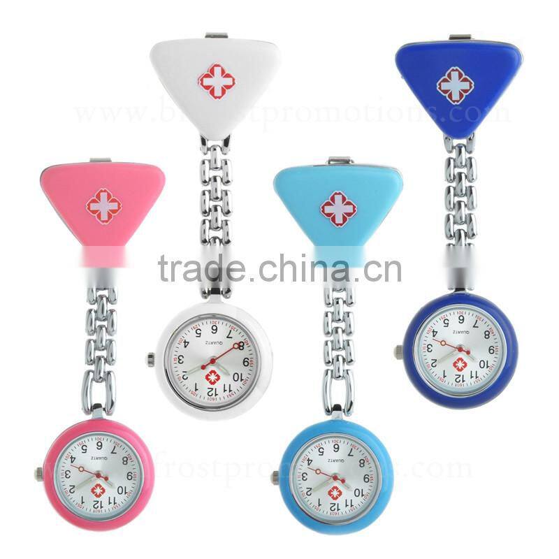 Triangle Shaped Hospital Promotions Nurse Metal Pocket Watch
