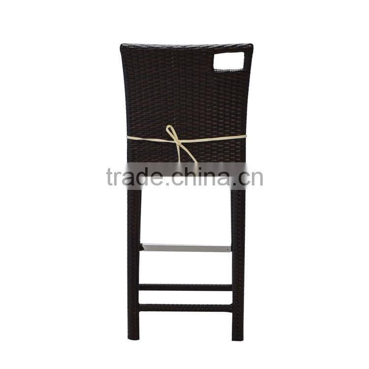 Hot sale wicker high bar stools classical modern bar chair price