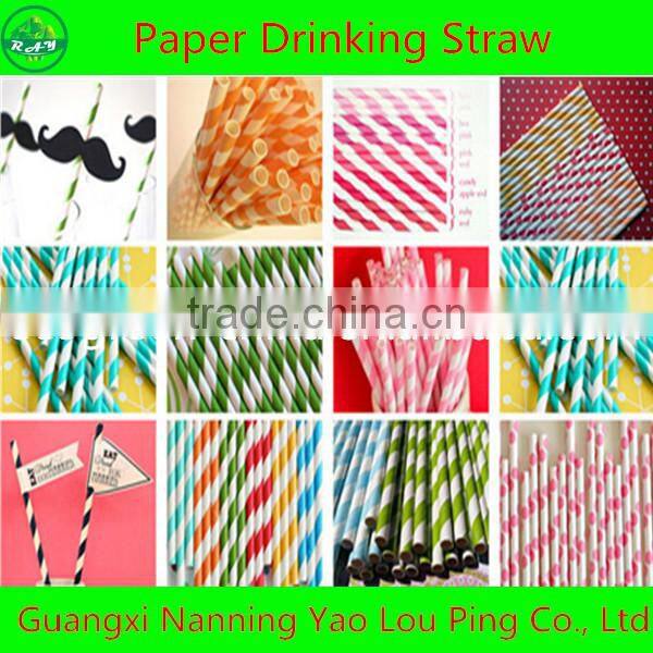 Newest hot-sale paper straws party supply