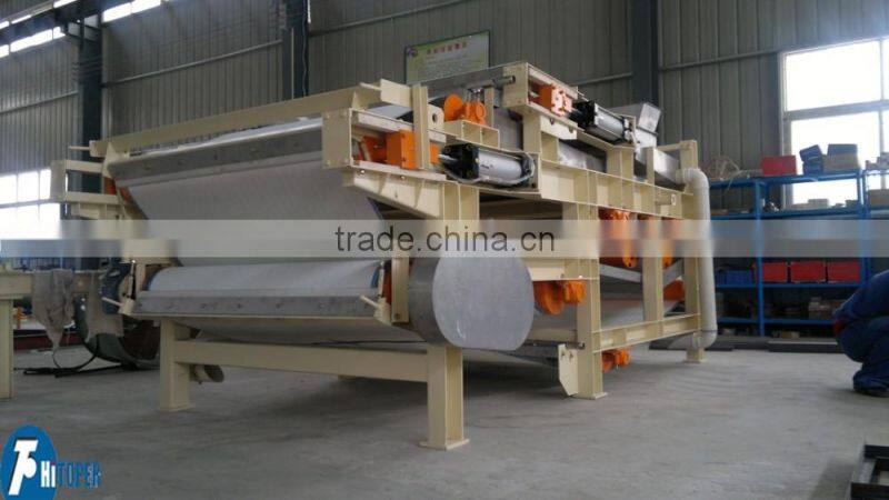 continus work belt filter of filtration press