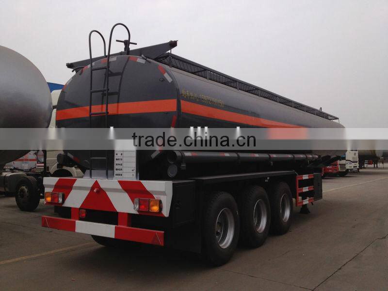 aluminum alloy chemicals tank semi trailer