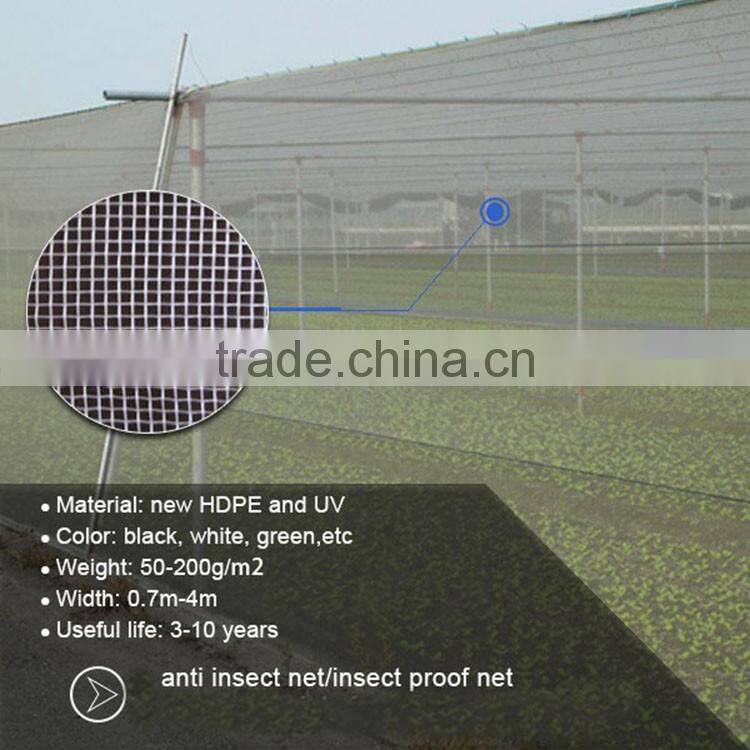 Greenhouse plastic anti insect nets