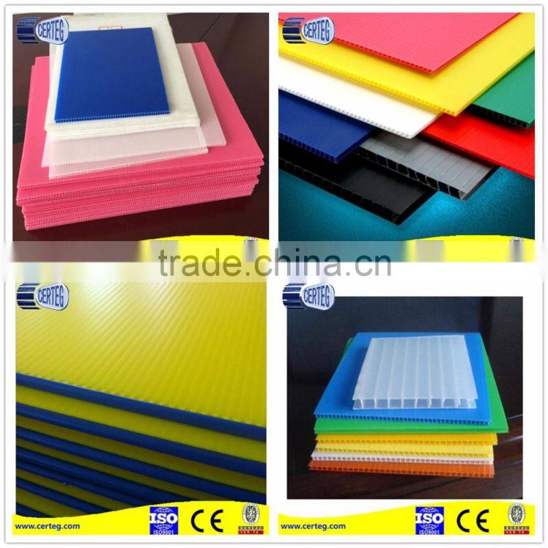 Colorful PP Corrugated Sheet/Coroplast