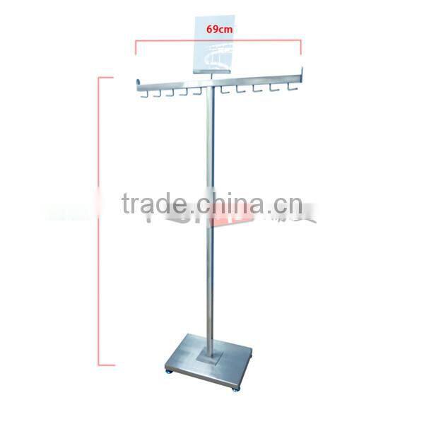 Salable custom women handbag storage rack/hanging display bags