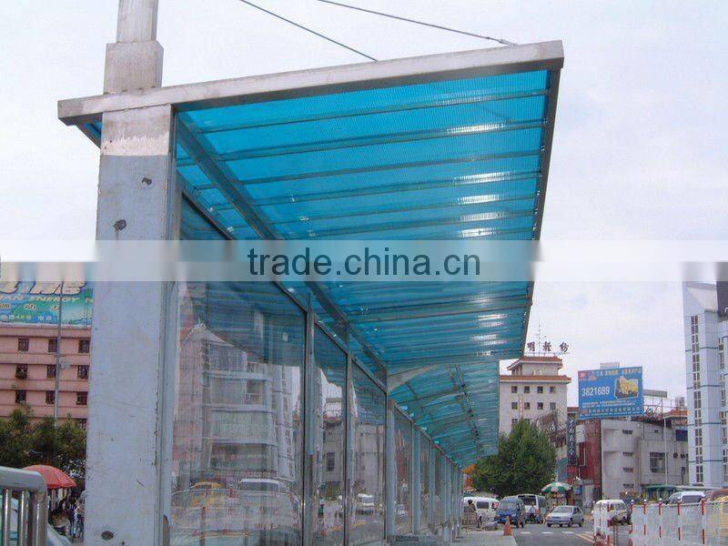 Polycarbonate embossed Sheet for carport, canopy