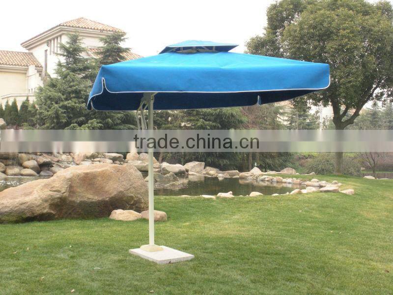 blue square outdoor umbrella decoration 11904