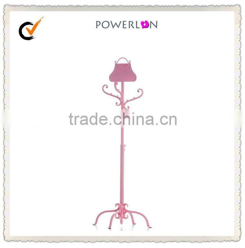 2015 Hot Selling Decorative Floor Metal Purse Stand