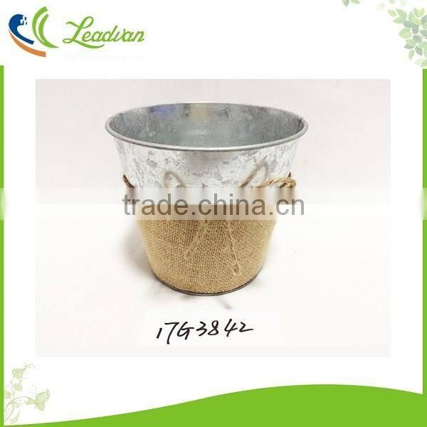 Hot sale high quality custom made galvanized metal bucket