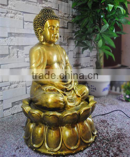 Elegant Handmade Buddha Body Garden Resin Water Feature