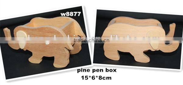 2016 new design decoration wooden pen holder rack funny office supply wholesale
