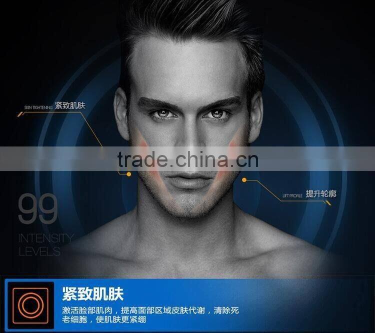Men Stylish Intelligent Firming Micro Electric Face-lift Massage Machine Smart Facial System Thin Face Tool For Men