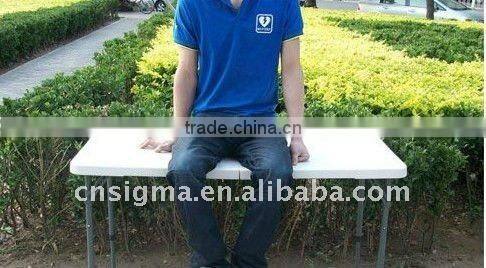 2014 Hot sale 4 Foot blow mold rectangle fold up pool table