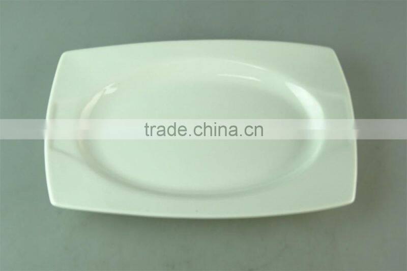 Low Price High Quality White Ceramic Dinner Plate For Wholesale