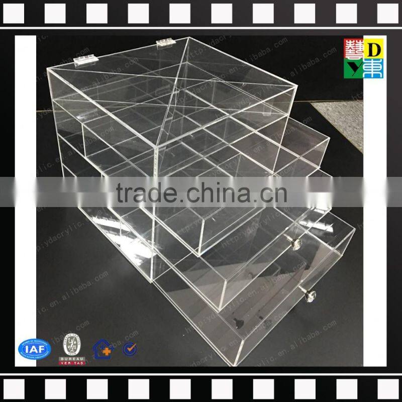 2016 Manufacturer supply 3/4/5/6 Drawer Acrylic Makeup Organizer Wholesale