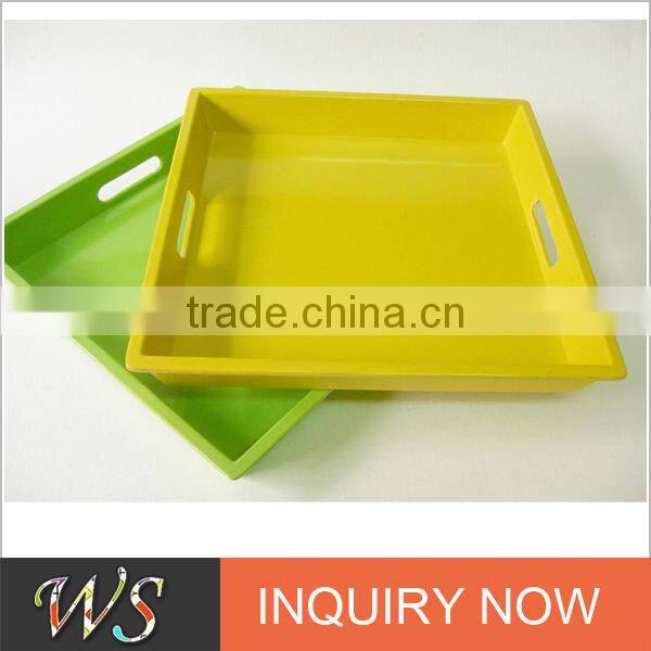 Eco-friendly Bamboo Fiber Printing Lunch Tray
