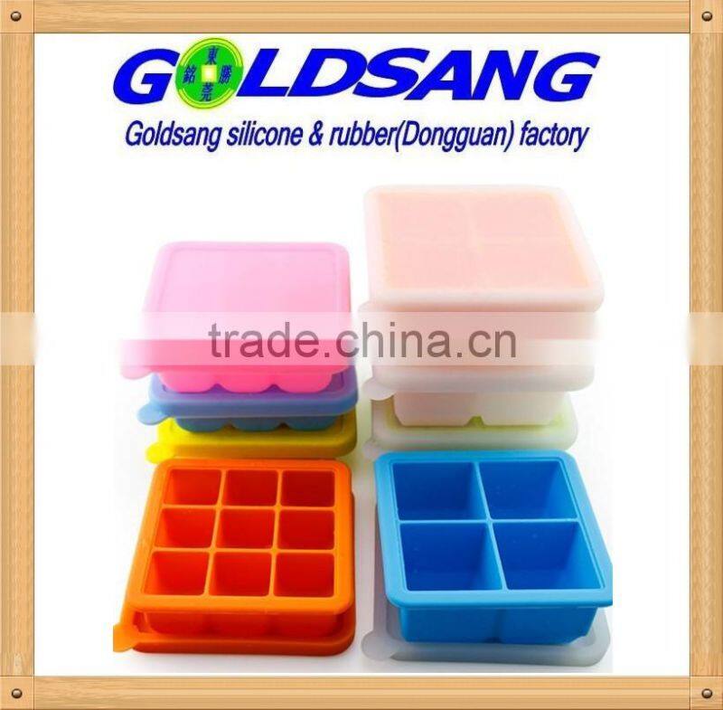 Four checks & nine checks baby oxo silicone ice cube tray