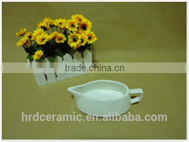 High Quality Products Cheap promotion Ceramic sauce boat