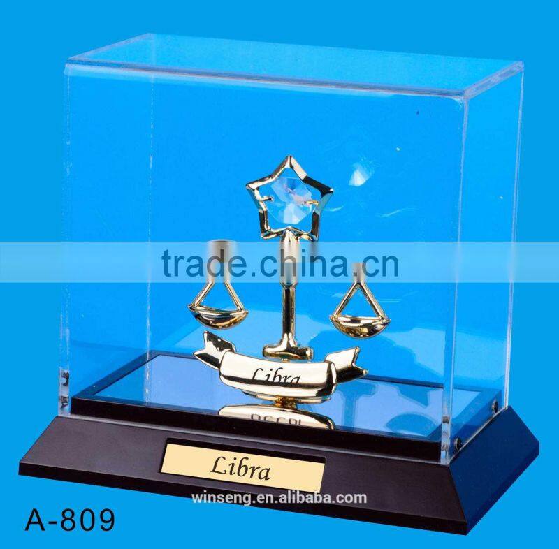24K gold plated Aries Stand Packed in Acrylic Box