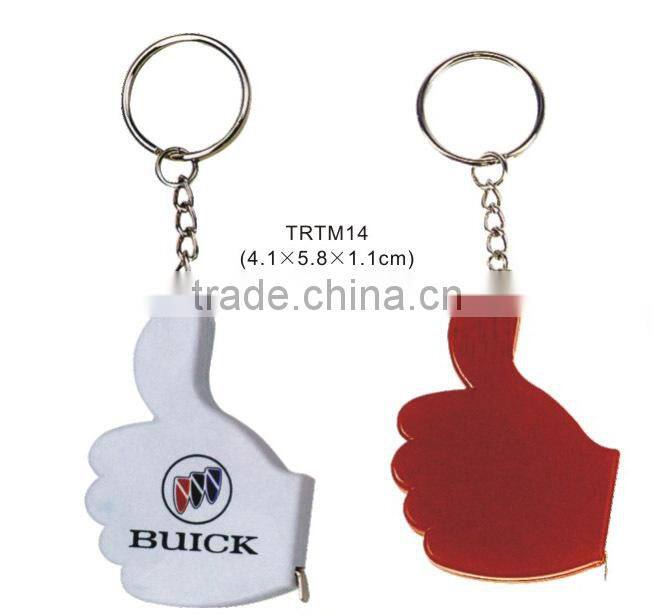 Hand shape tape measure promotional for gifts
