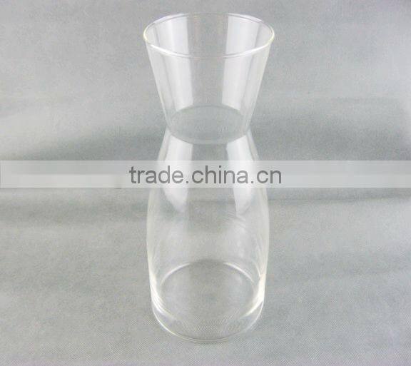 lamp blown glass juice bottle / wine bottle