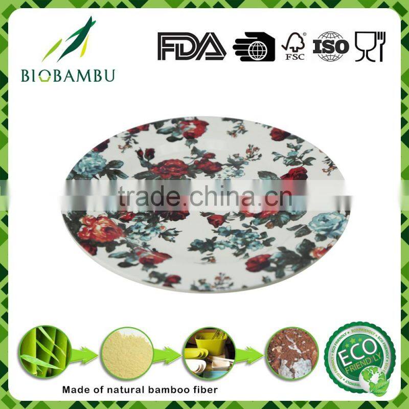 Biodegradable Ecological Wholesale Bamboo Fiber Dinnerware Sets