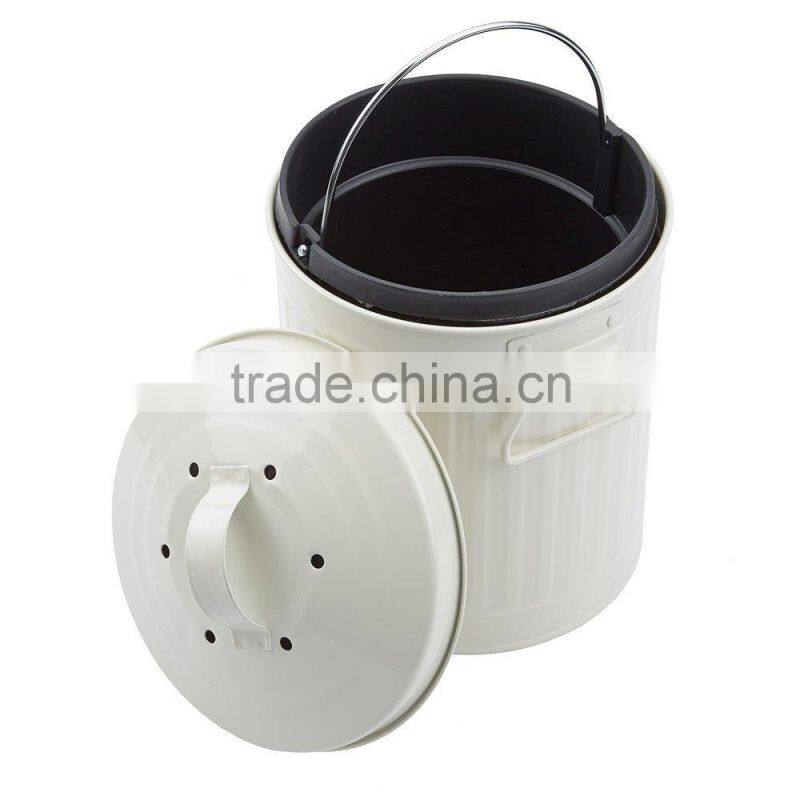anti-rust metal trash can with competitive price