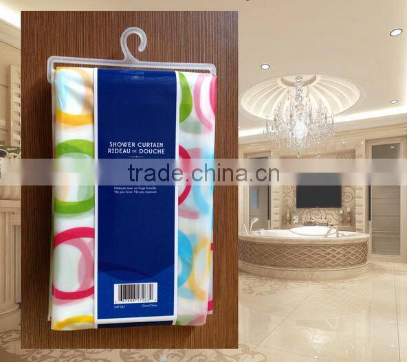 peva curtain shower curtain printed