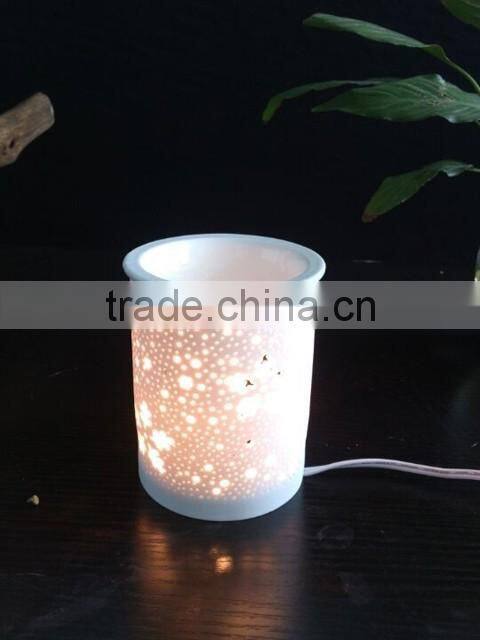 Ceramic Cylinder electric oil burner with aromatheraphy function