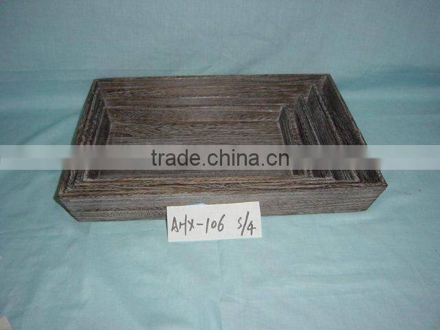 distressed unique wood serving tray